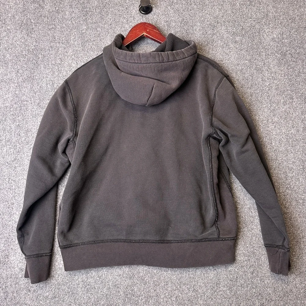 Polo Ralph Lauren Full Zip Hoodie Mens Large Black Red Pony Logo Full Zip Fleece